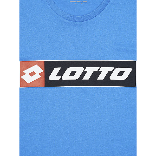 Акція на Футболка чоловіча TEE LOGO блакитний 213456/9SK від Lotto-sport - 4