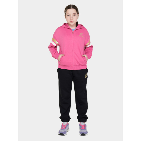Акция на Спортивний костюм дитячий Lotto SMART G III SUIT FL  рожевий; чорний 216992/8HW от Lotto-sport