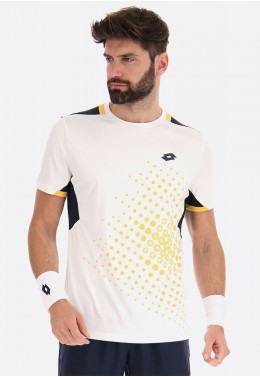 Тенісна одяг для чоловіків Футболка для тенісу чоловіча Lotto TOP IV TEE 1 217340/1Q5