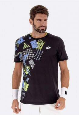 Тенісна одяг для чоловіків Футболка для тенісу чоловіча Lotto TECH I - D5 TEE 219718/1CL