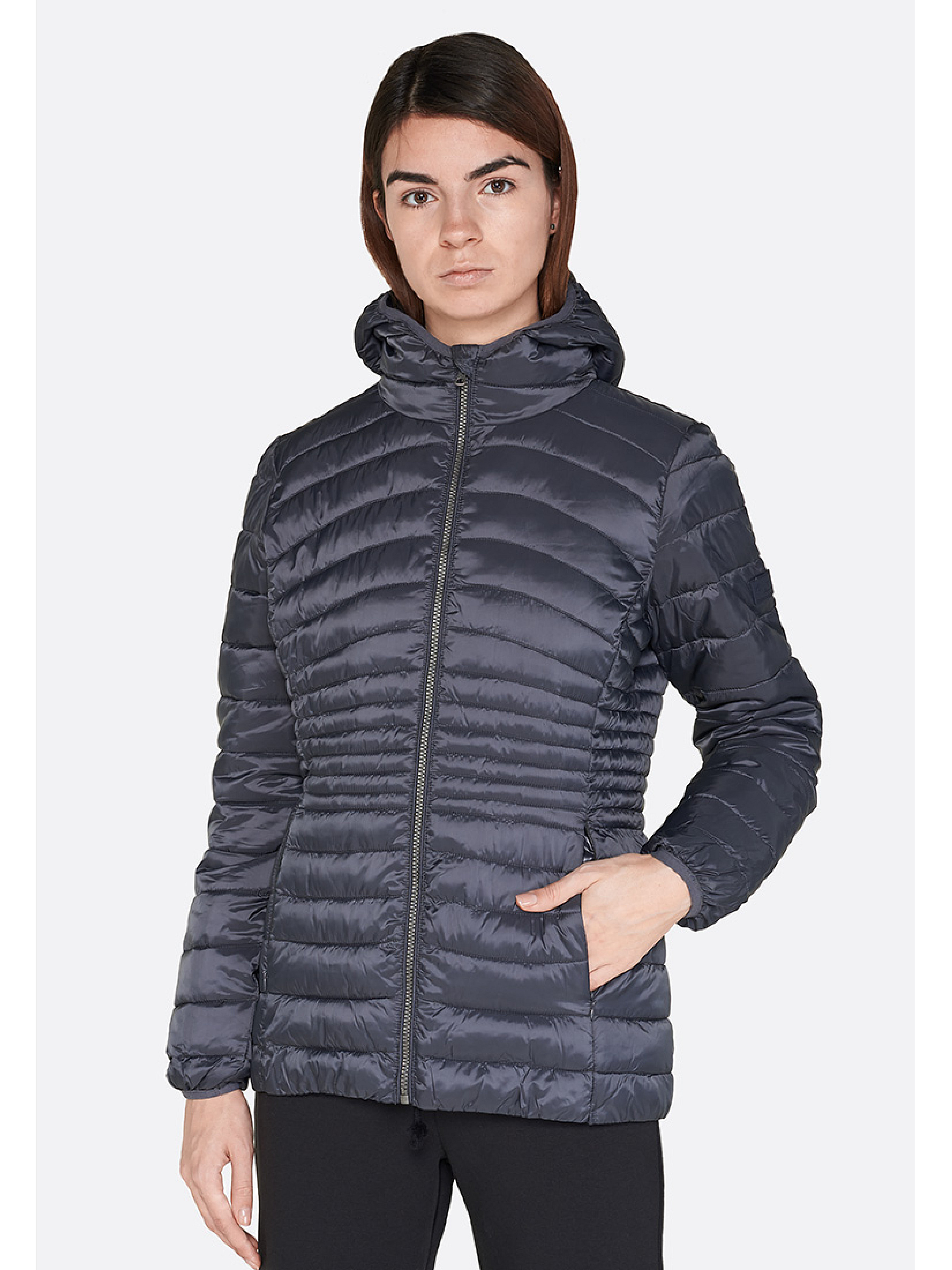 Giacca Bomber Lotto Donna Cortina – Leggera, Imbottita, Con Cappuccio E Zip Completa