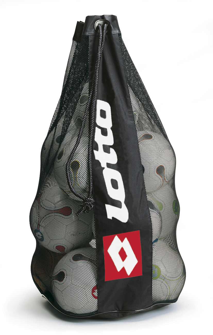 

Сетка для мячей Lotto SACK BALL MONDIALE E5120, Black/white/red