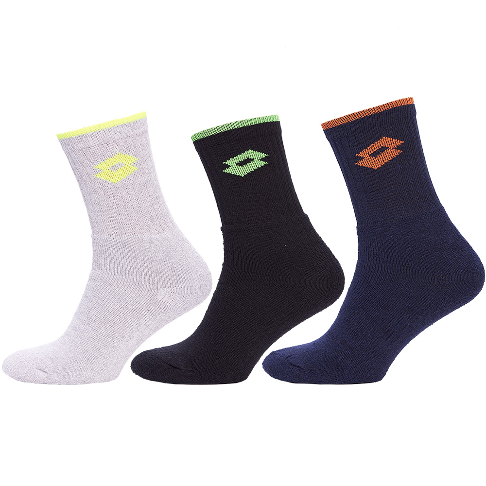 

Носки детские Lotto TENNIS SOCKS (Упаковка,3 пары) F_TENNIS_C/JR, Assorted