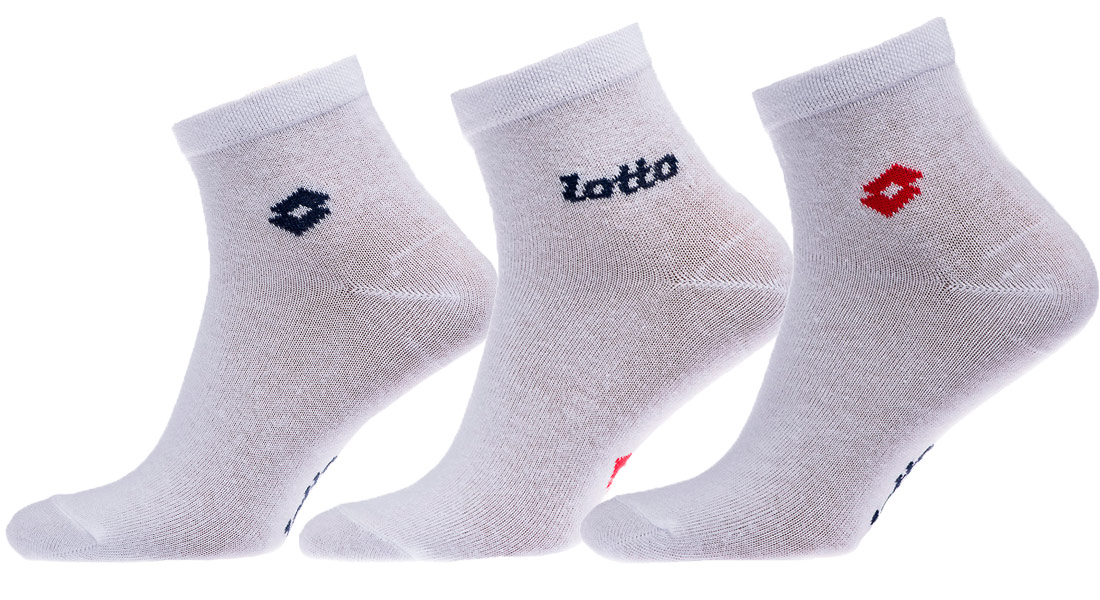 

Носки Lotto MAN ANKLE SOCKS (Упаковка,3 пары) GILA_BI, White