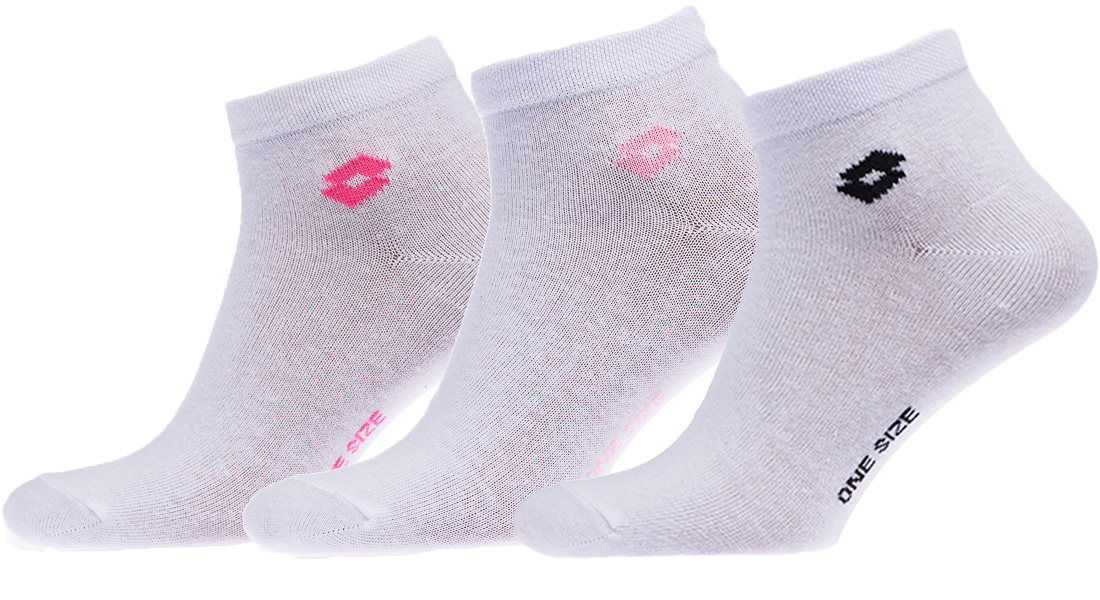 

Носки Lotto WOMAN ANKLE SOCKS (Упаковка,3 пары) KRIS_BI, White