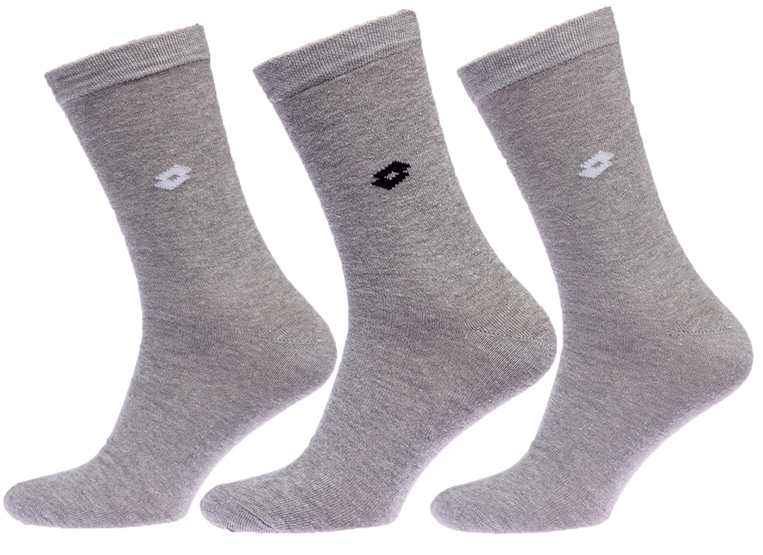 

Носки Lotto CLASSIC SOCKS (Упаковка,3 пары) MARCO_GM, Grey melange