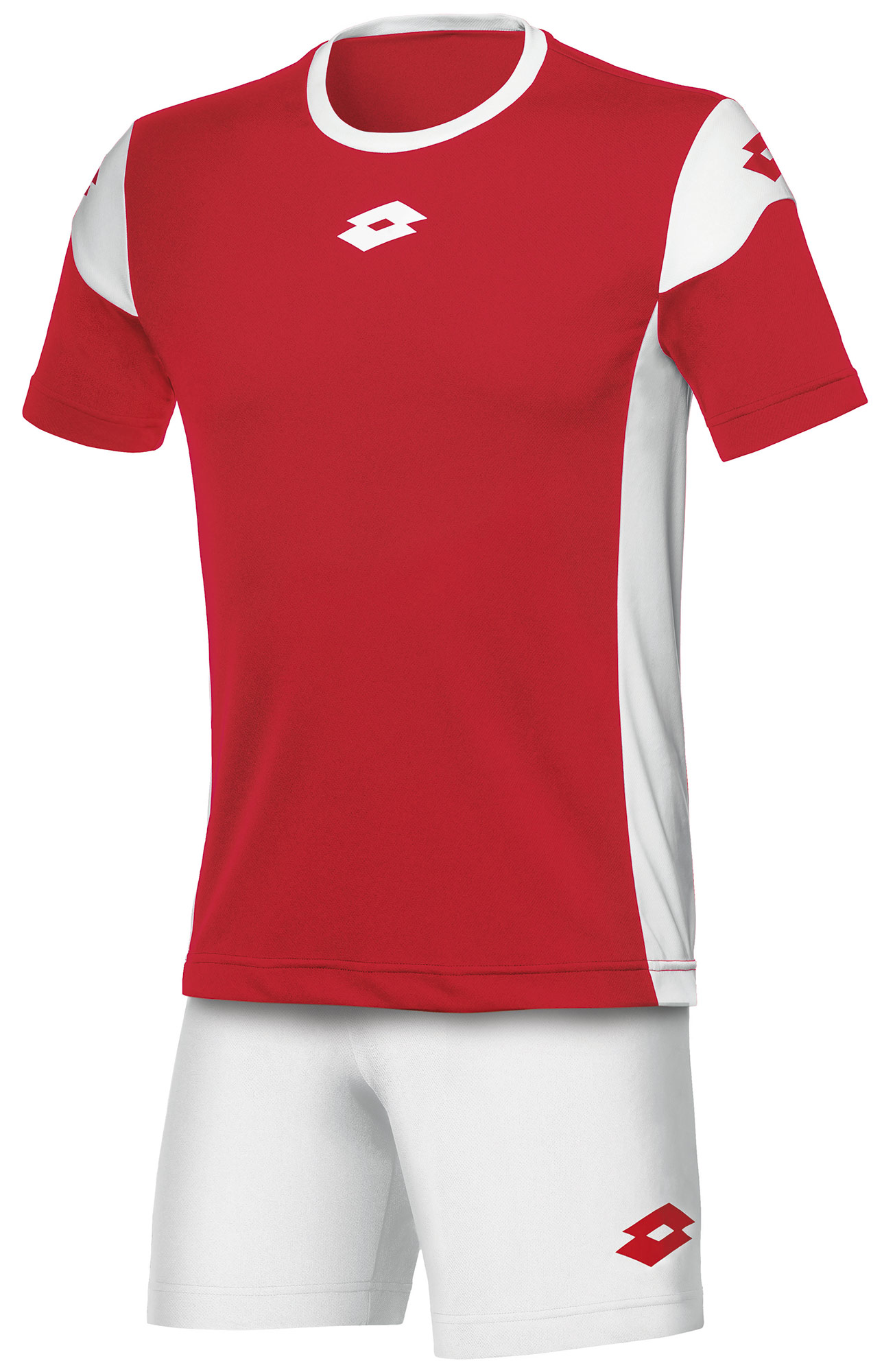 

Комплект игровой формы детский (шорты, футболка) Lotto KIT STARS EVO JR R9740, Flame/white