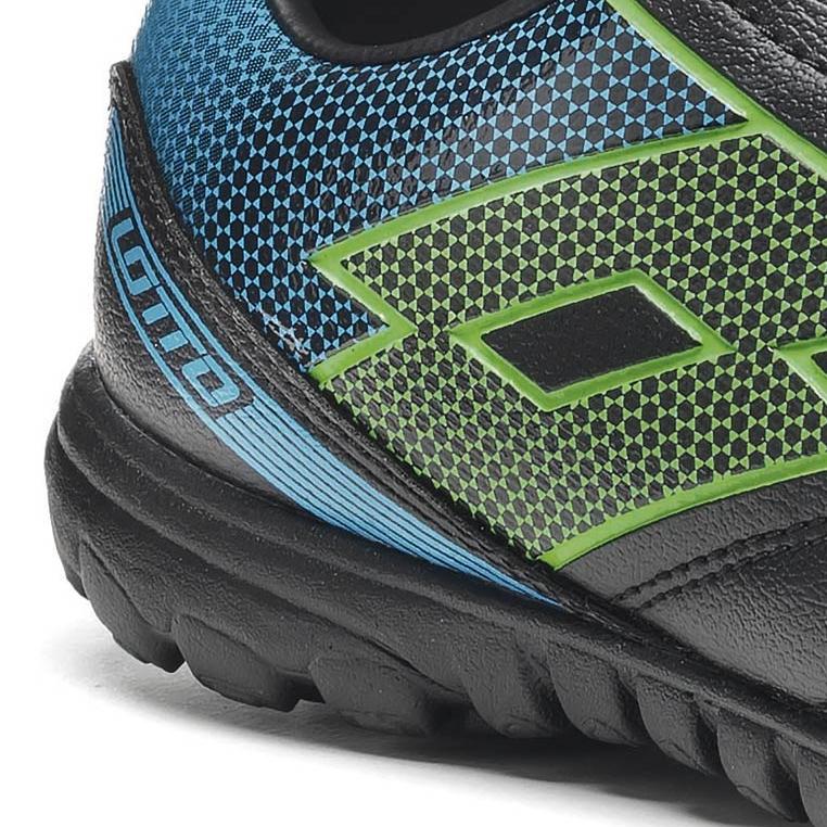 

Сороконожки детские Lotto SPIDER XII TF JR S1300, Black/fluo mint