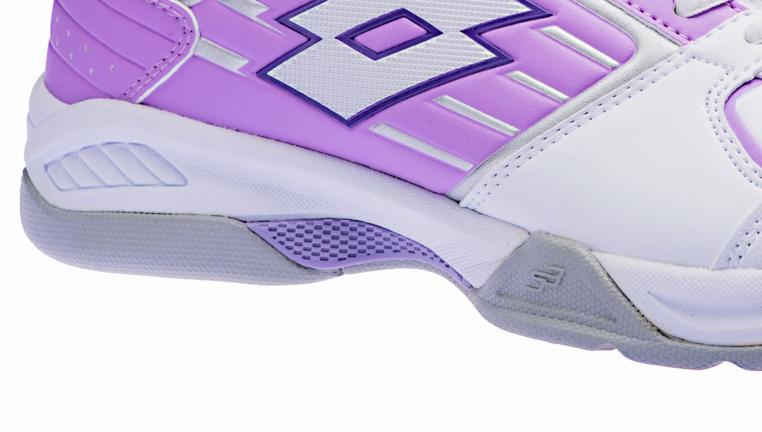 

Кроссовки женские теннисные Lotto T-TOUR VII 600 W S1485, White/violet pale