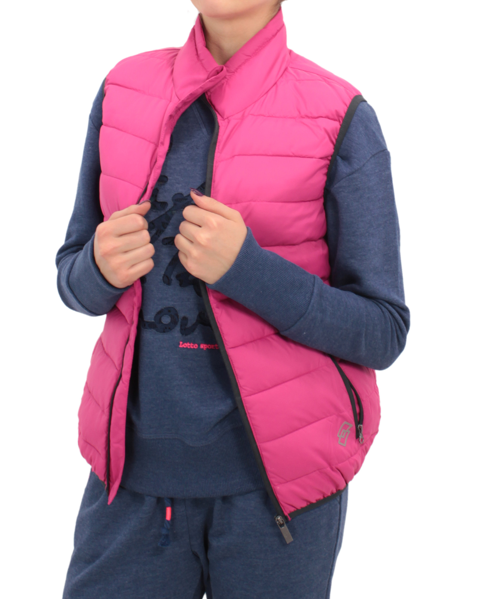 

Жилет женский Lotto IZA II GILET PAD W S3326, Pink corvette
