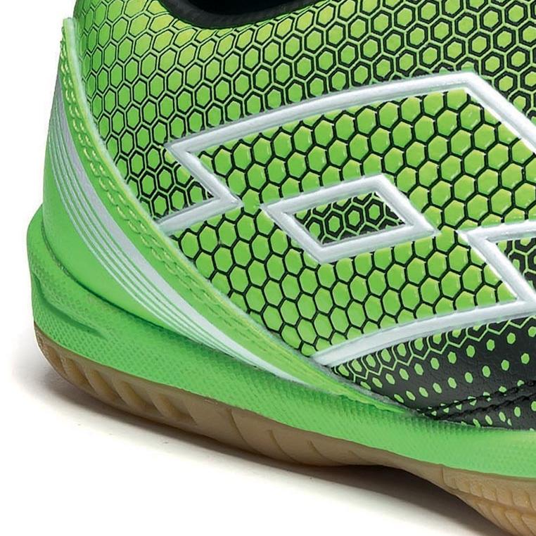 

Футзалки детские Lotto SPIDER 700 XIII ID JR S4017, Black/fluo mint