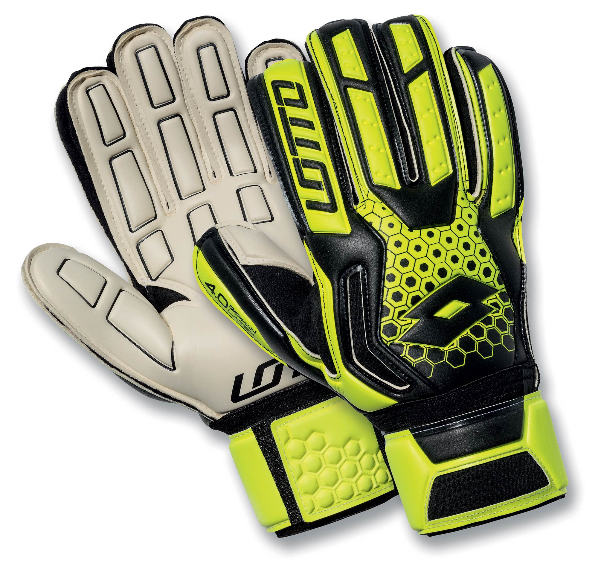 

Перчатки вратарские Lotto GLOVE GK SPIDER 200 S4043, Yellow safari/black