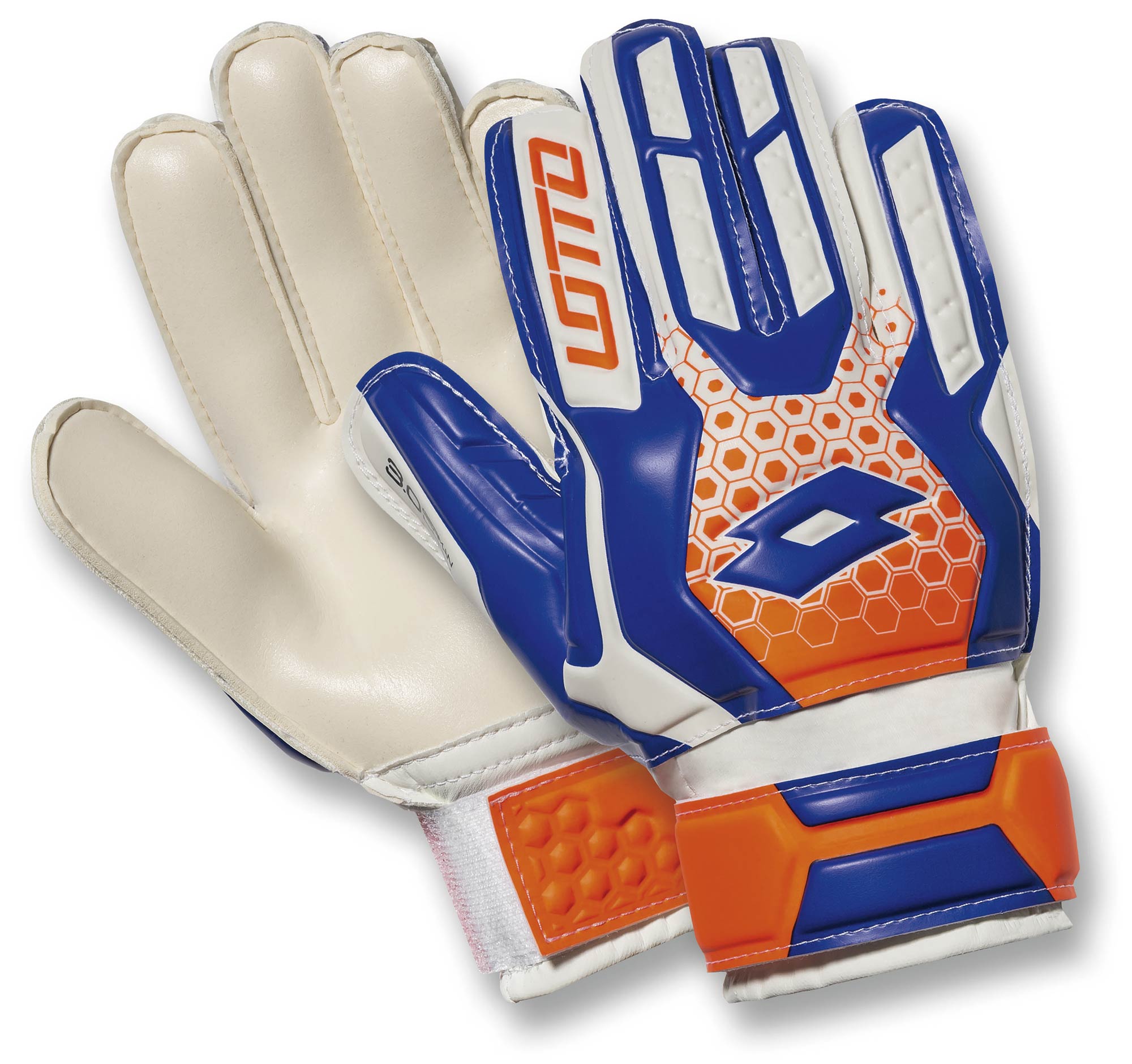 

Перчатки вратарские детские Lotto GLOVE GK SPIDER 900 JR S4049, White/blue shiver