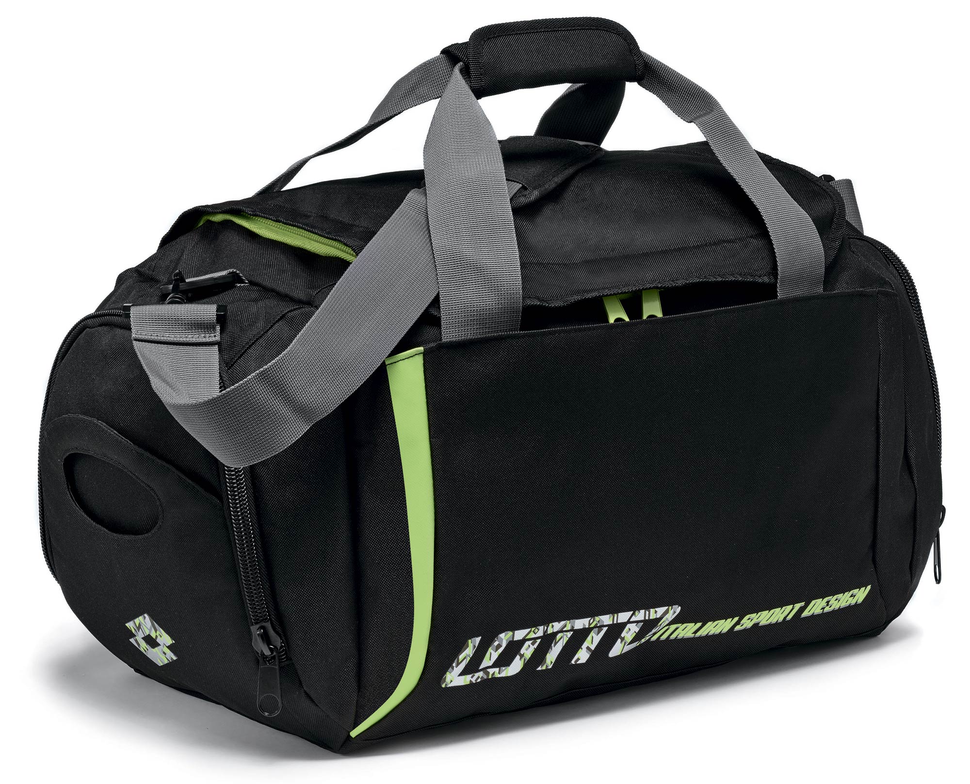 

Сумка Lotto BAG LOGO S7445, Black/green light bay