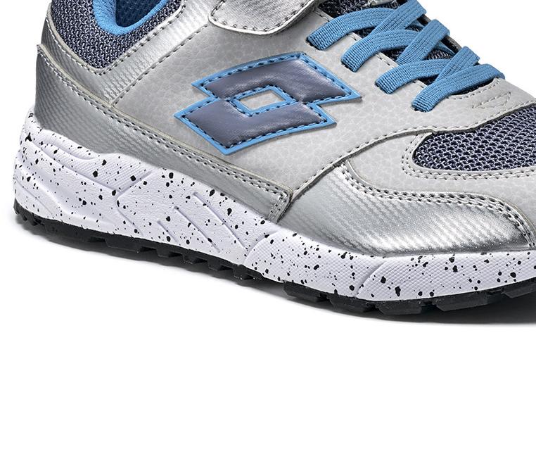 Кроссовки детские Lotto STRADA III CL SL S7896, Grey lunar/grey haze