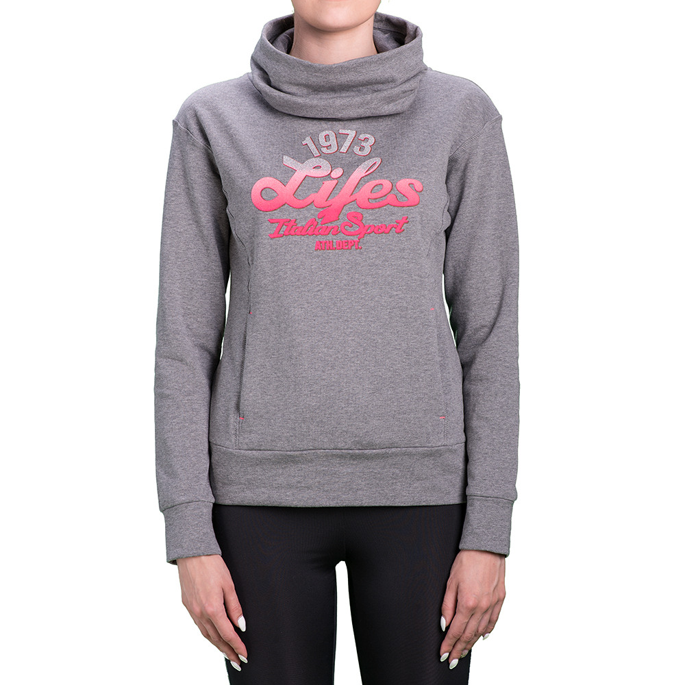

Реглан женский Lotto ABIGAIL V SWEAT W S9181, Graphite melange