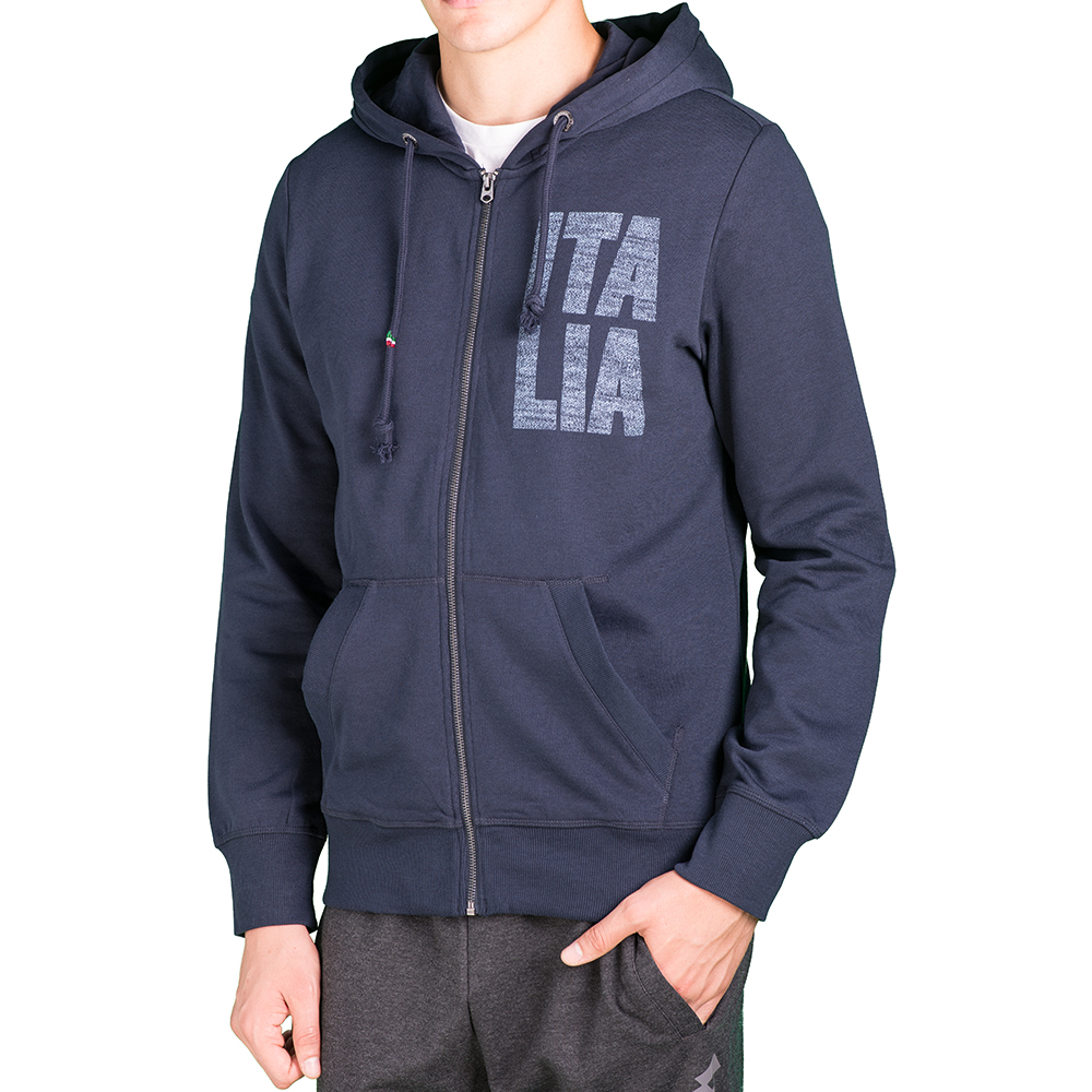 

Худи мужская Lotto TEAMCUP ITA V SWEAT FZ HD S9198, Navy