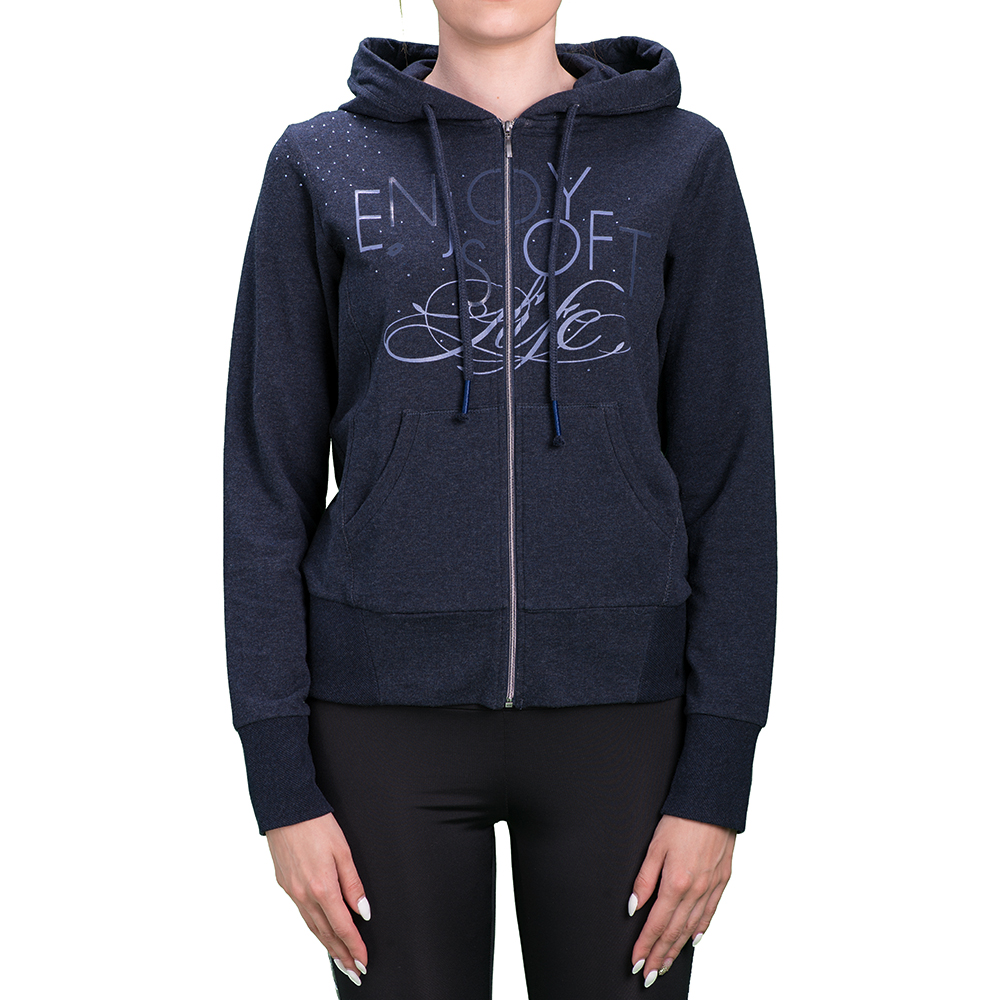 

Худи женская Lotto LULU V SWEAT FZ HD STC W S9231, Navy melange