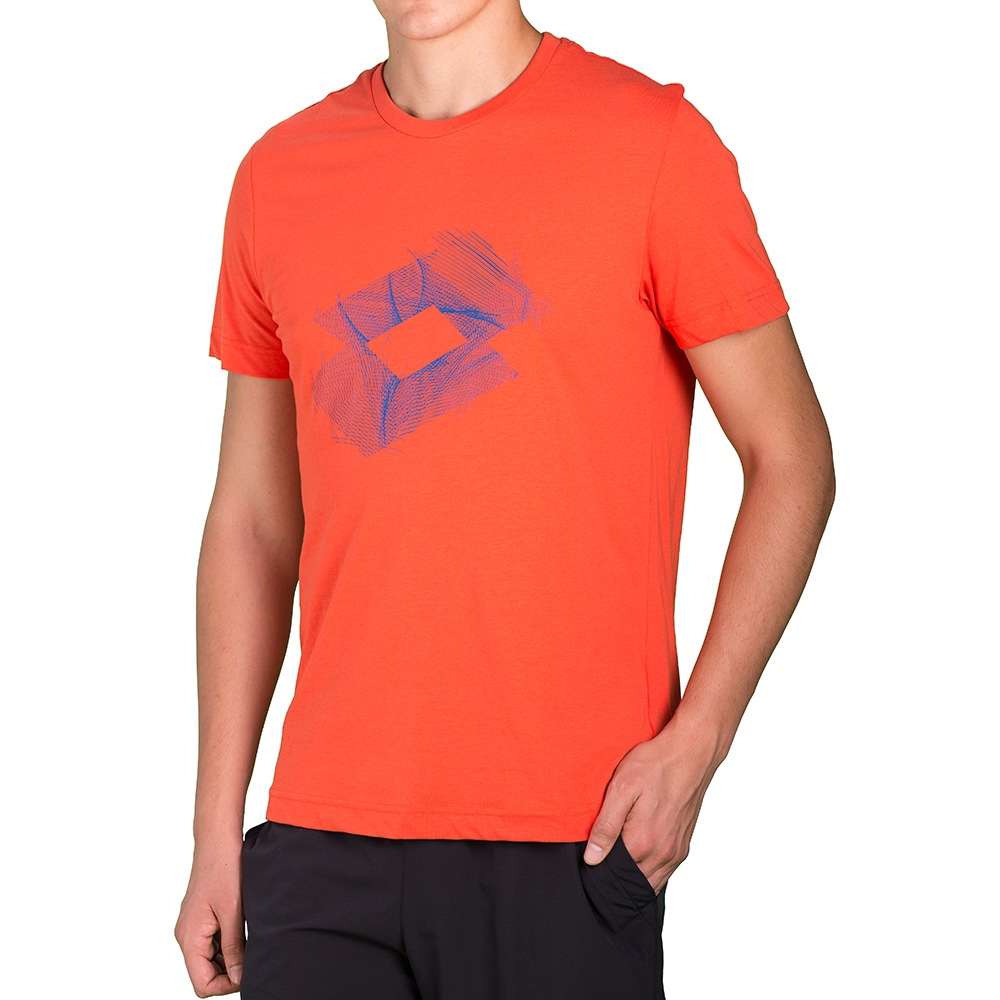 

Футболка мужская Lotto L73 II TEE LOTTO S9267, Orange pep/blue pacific