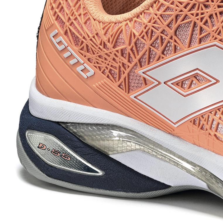 

Кроссовки женские теннисные Lotto VIPER ULTRA III CLY W S9457, Orange 925/white