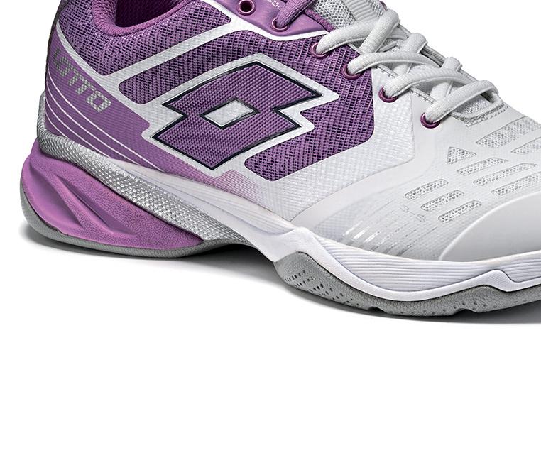 

Кроссовки женские теннисные Lotto ESOSPHERE II ALR W S9461, White/purple india