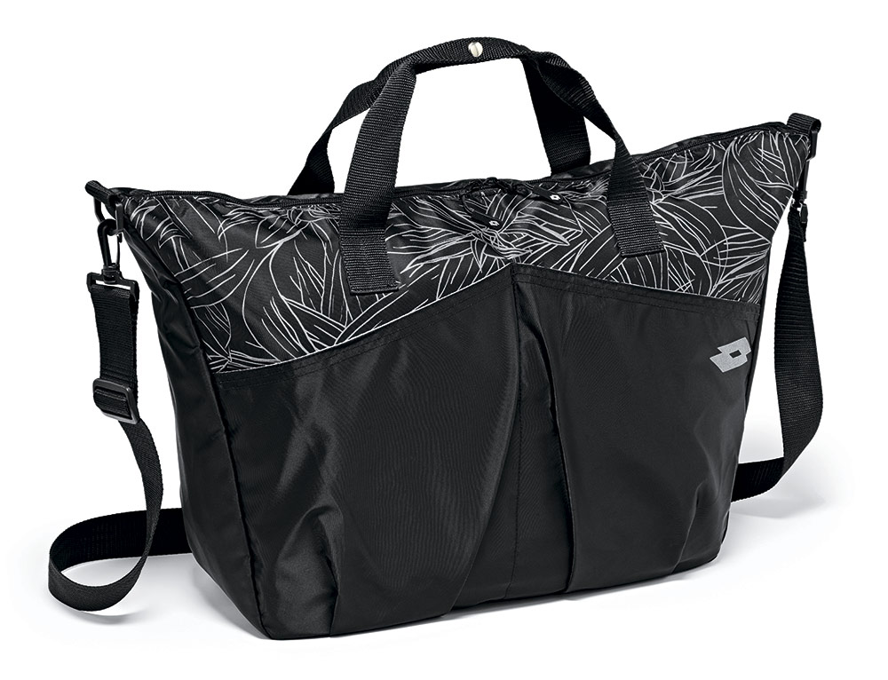 

Сумка Lotto SHOULDER BAG FITNESS III W T0448, Black/flowers