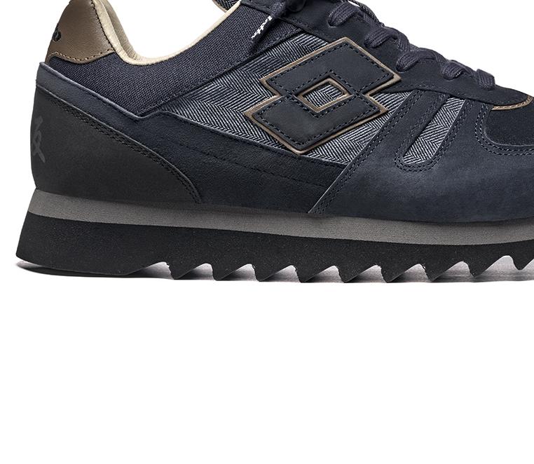 

Кроссовки мужские Lotto OSAKA T0823, Navy dark/brown husk