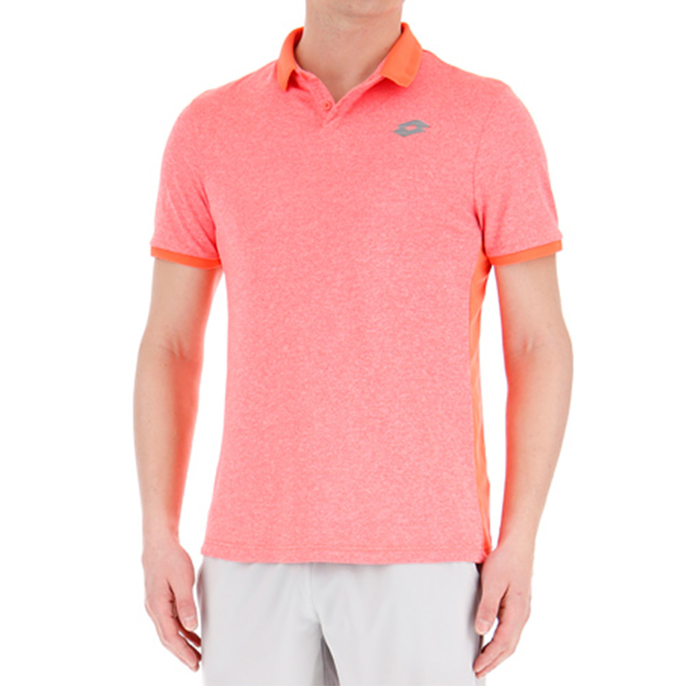 

Тенниска мужская Lotto DRAGON TECH II POLO T1753, Orange melange/pearl