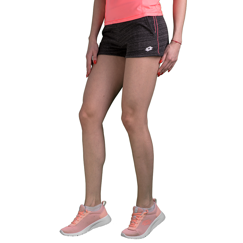 

Шорты женские Lotto INDY V SHORT JS STC W T2227, Black marble