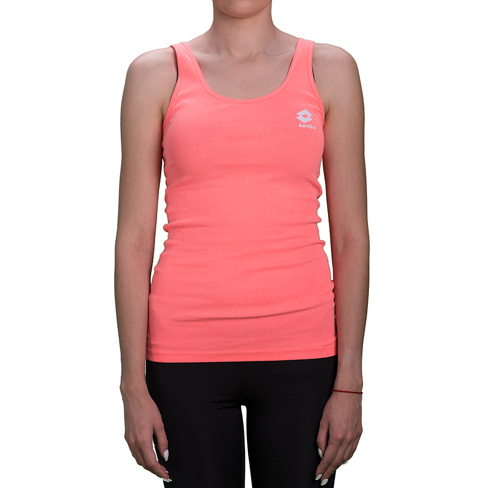 

Майка женская Lotto SMART TANK RIB W T2241, Pink melange bright