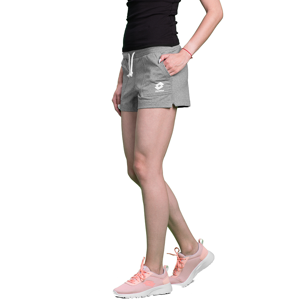 

Шорты женские Lotto SMART SHORT FT W T2252, Grey melange iron