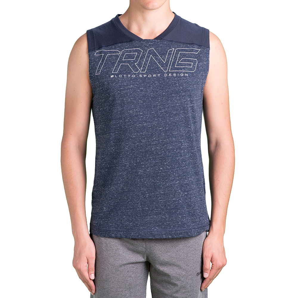 

Футболка мужская Lotto BRYAN VI TEE SL T2277, Navy melange/navy