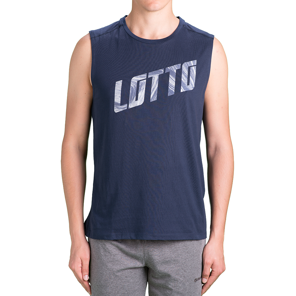 

Футболка мужская Lotto DEVIN VI TEE SL JS T2395, Navy/yellow neon