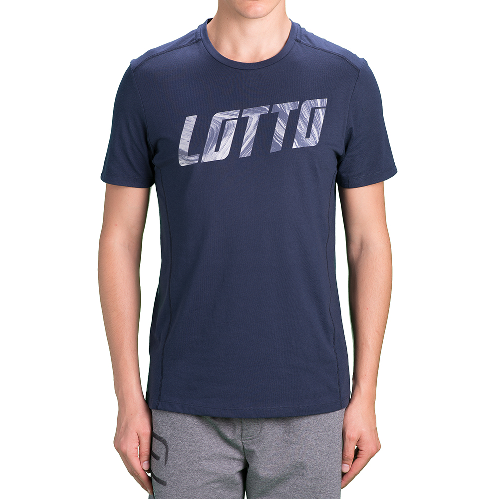 

Футболка мужская Lotto DEVIN VI TEE T2402, Navy/yellow neon