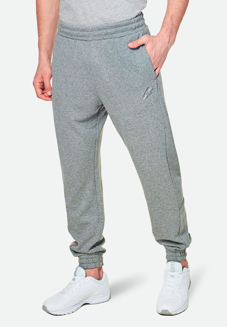 

Брюки мужские Lotto DEVIN VI PANTS CUFF FT T2455, Grey melange/orange bright