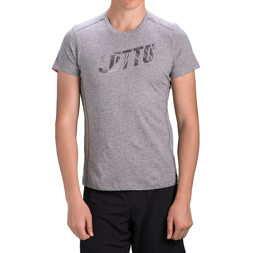 

Футболка детская Lotto DEVIN VI TEE B T2467, Grey melange/orange bright