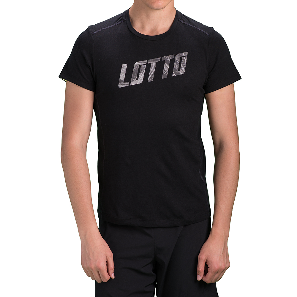 

Футболка детская Lotto DEVIN VI TEE B T2468, Black/yellow neon