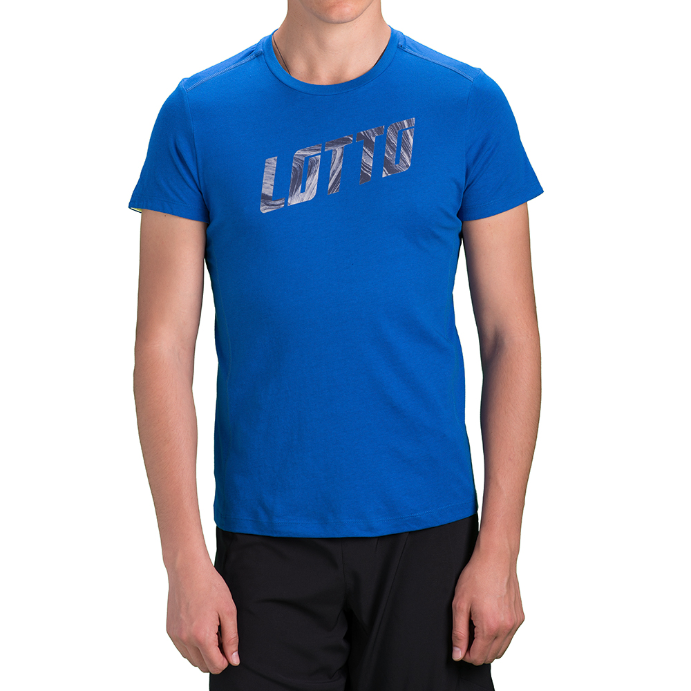 

Футболка детская Lotto DEVIN VI TEE B T2469, Blue spot/yellow neon
