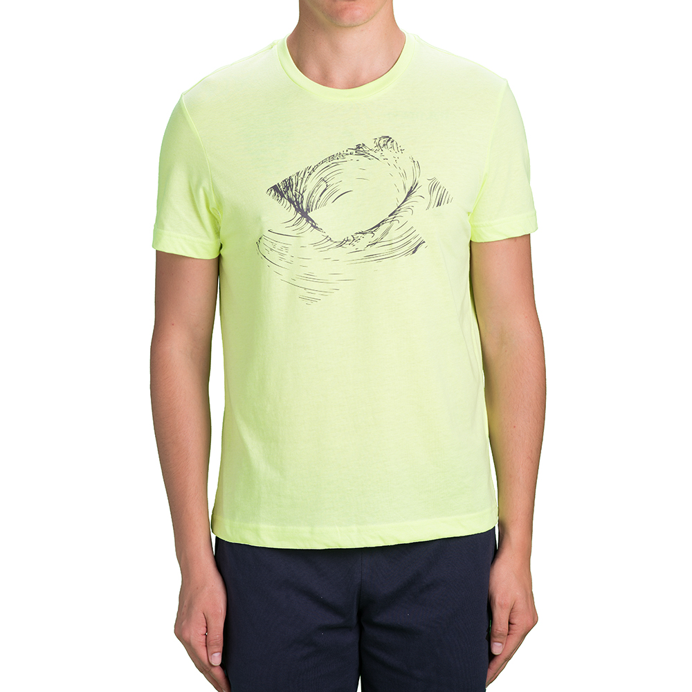 

Футболка мужская Lotto L73 III TEE LOTTO TRACE T2704, Yellow neon/grey shark