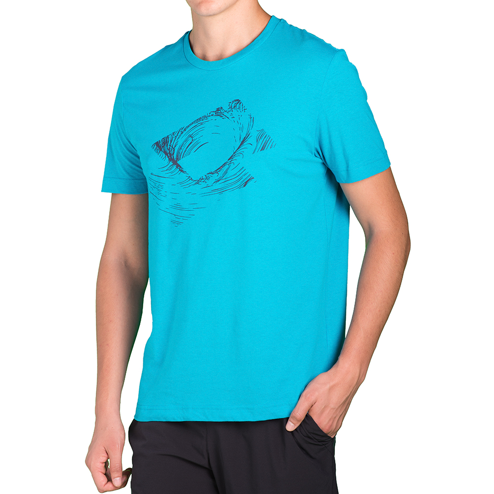 

Футболка мужская Lotto L73 III TEE LOTTO TRACE T2706, Blue scuba/blue inchiostro