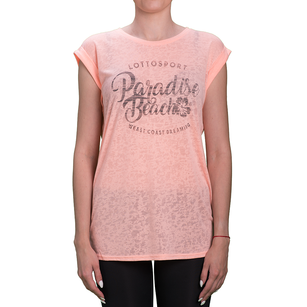 

Футболка женская Lotto LIGHT TOPS TEE W T3005, Pink irid cocktail