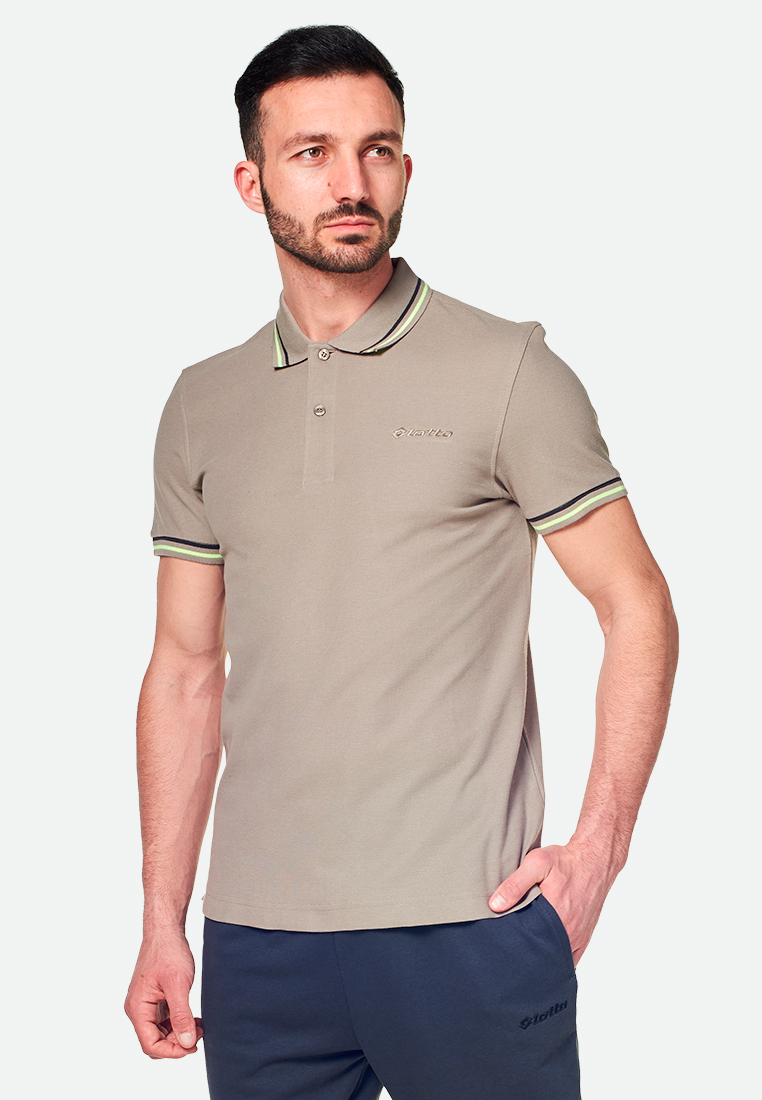 

Тенниска мужская Lotto L73 POLO PQ T3051, Cinder/green light neon