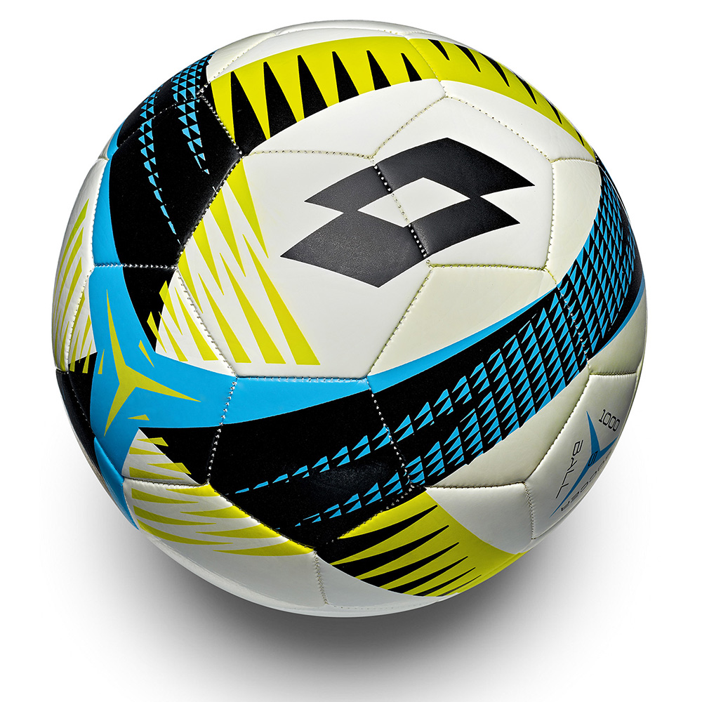 

Мяч футбольный Lotto BALL FB 1000 IV  T3693/T3711, White/anise