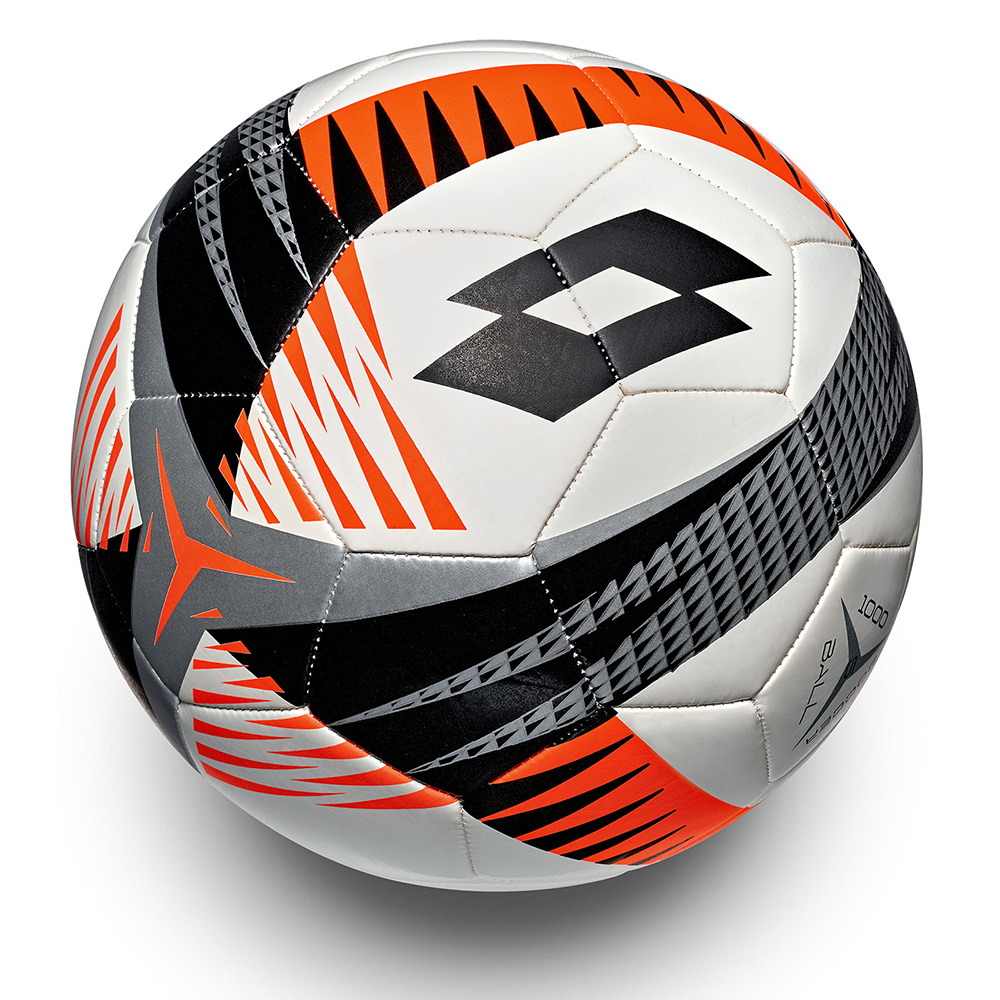 

Мяч футбольный Lotto BALL FB 1000 IV  T3695/T3713, White/fluo fanta