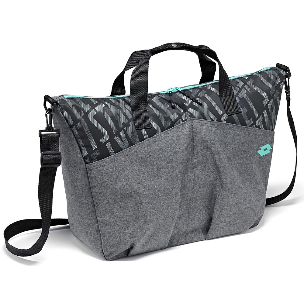 

Сумка Lotto SHOULDER BAG FITNESS IV W T3738/T3781, Grey melange/colibri