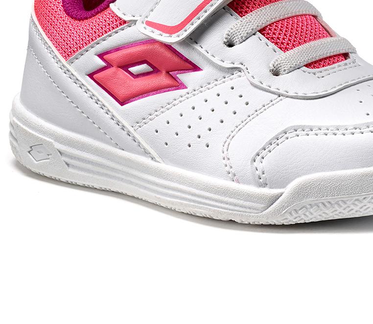 

Кроссовки детские Lotto SET ACE XII INF SL T4283, White/fluo pink