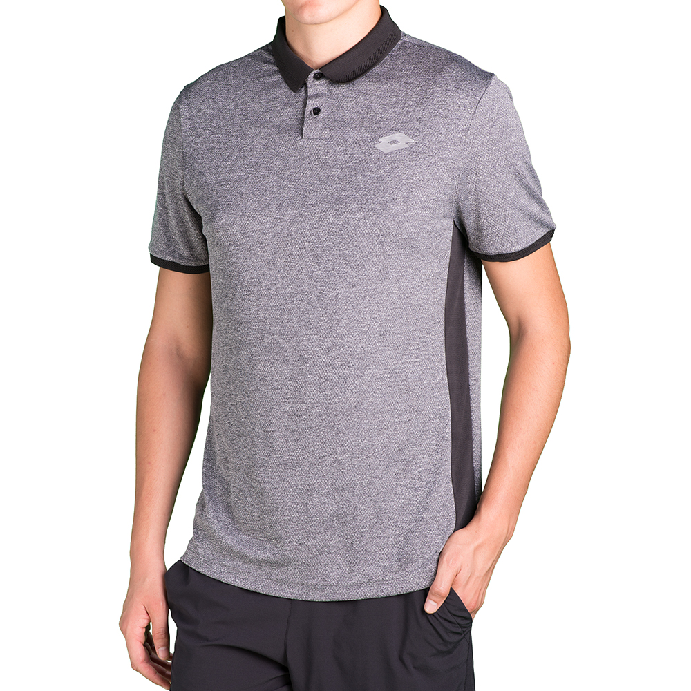 

Тенниска мужская Lotto DRAGON TECH II POLO T5027, Black melange/black