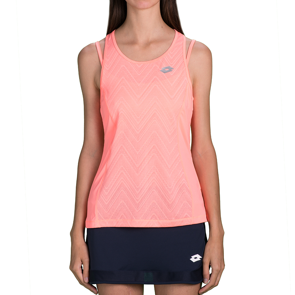 

Майка женская Lotto NIXIA IV TANK+BRA W T5078, Pink candy neon
