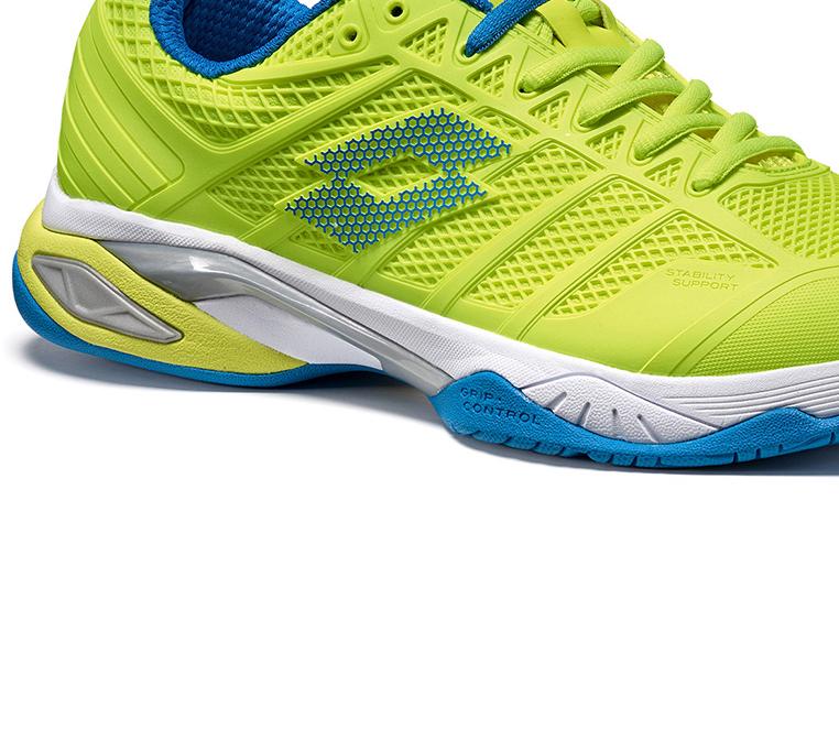 

Кроссовки мужские теннисные Lotto VIPER ULTRA IV SPD T6416, Yellow safety/blue over