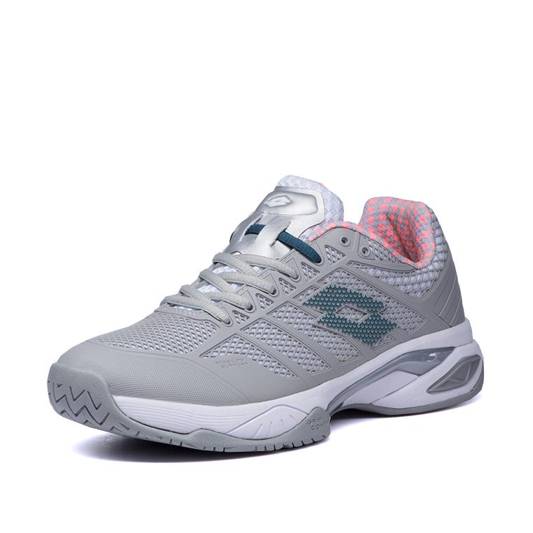 

Кроссовки женские теннисные Lotto VIPER ULTRA IV SPD W T6434, Grey opal/green dandy
